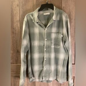 large flannel button down from urban outfitters